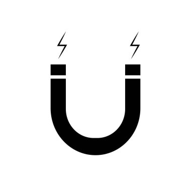 Mıknatıs simge vektör sanat tasarım