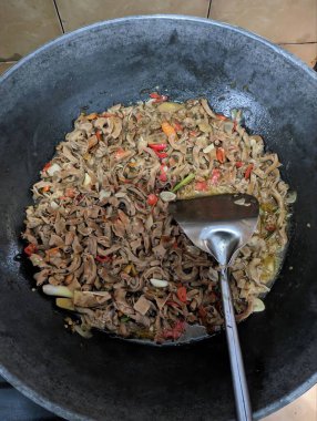 Sebzeli ve baharatlı pilav.