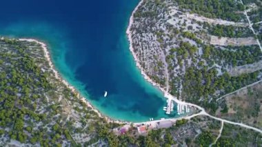 Hırvatistan 'ın Sahil şeridine Şok Edici 4k İnsansız Hava Aracı