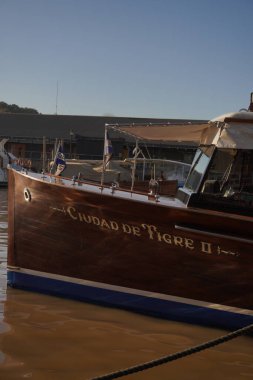 boat at the port of Tigre, Argentina