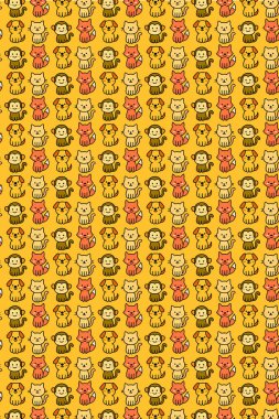 Çizgi filmlerdeki sevimli baykuşlarla kusursuz bir arka plan.