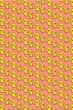 Sevimli çizgi canavarlar ile Seamless Modeli