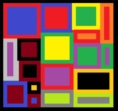 Geometrik soyut desen. Dikişsiz vektör arka planı. Koyu mavi ve altın doku.