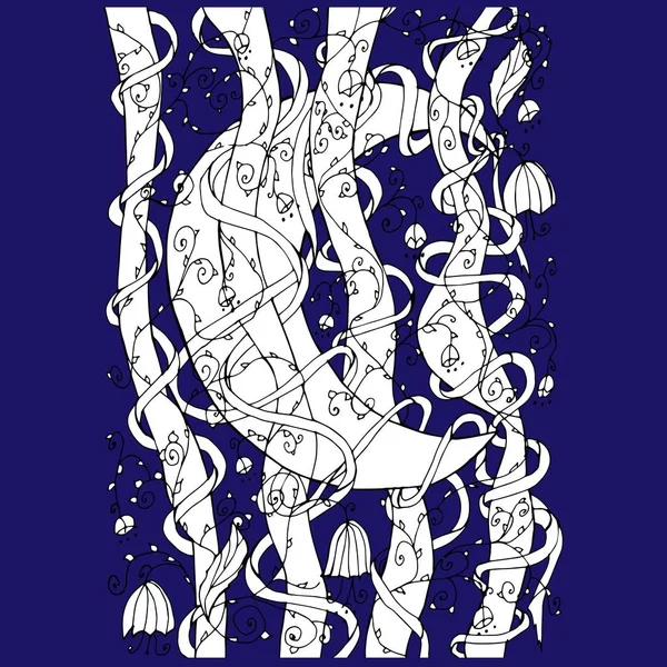 Kar taneleriyle kusursuz desen. vektör illüstrasyonu.