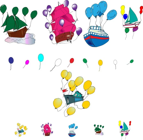 Dikişsiz çocuklar denizcilik örüntüsü. Vektör çizimi