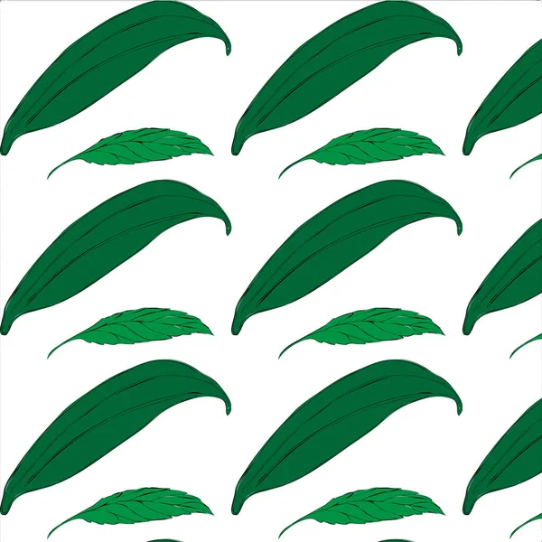 Güzel, pürüzsüz tropikal orman çiçekli arka plan palmiye yapraklı. Yapraklı kusursuz desen