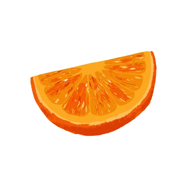 ベジタリアンとローフードのコンセプト 現実的なオレンジと印刷やウェブデザインのためのカラフルなカード ベクターイラスト — ストックベクタ