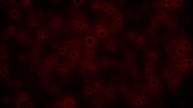 Koyu kırmızı parlayan parçacıklar dipsiz döngü animasyon 4k arkaplan