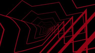 Titreşen enerji ve fütüristik ses görselleştirmesi ile soyut radyo dalgası animasyonu