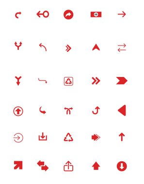 simgelerin vektör kümesi.