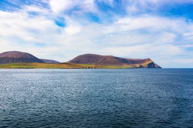 Orkney Islands yanında Stromness, gemiden alınan
