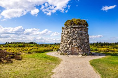 Memorial Cairn Culloden Inverness yakınındaki savaş