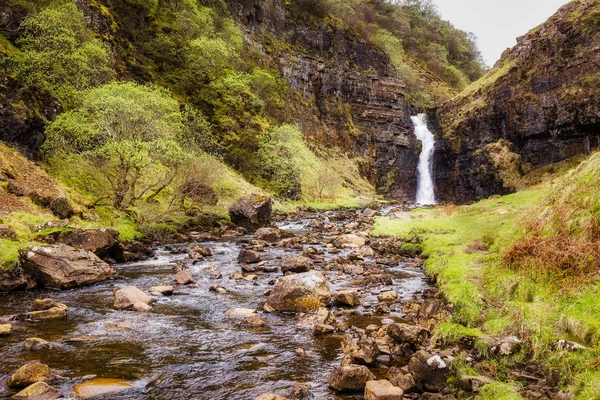 Cachoeira Lealt Falls Ilha Skye — Fotografia de Stock