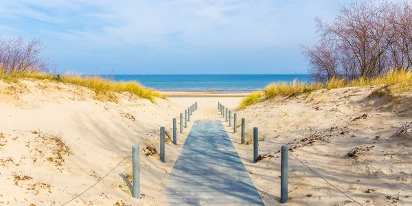 Vägen till stranden på Usedom — Stockfoto