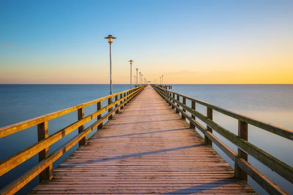 Pier of Ahlbeck on Usedom — Stock Photo, Image