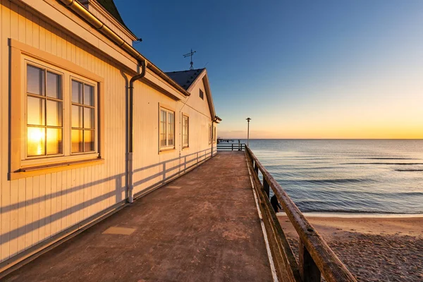 Ahlbecks pir på Usedom — Stockfoto