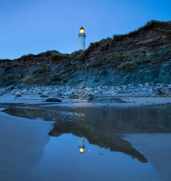 Leuchtturm von Hirtshals — Stockfoto