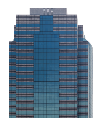 mavi cam ofis binası