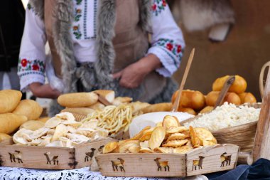 Riga şehrindeki panayır