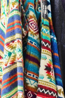 Renkli kumaş kumaş dokusu