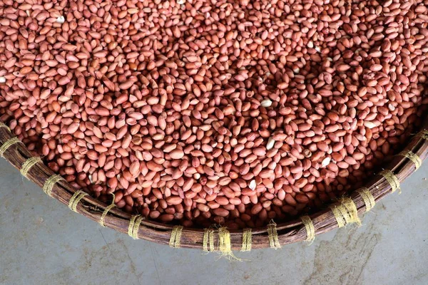 Çiğ fıstık ezmesi. Lezzetli soslar ya da lezzetli fıstık ezmesi için kullanılan bir yemek malzemesi..