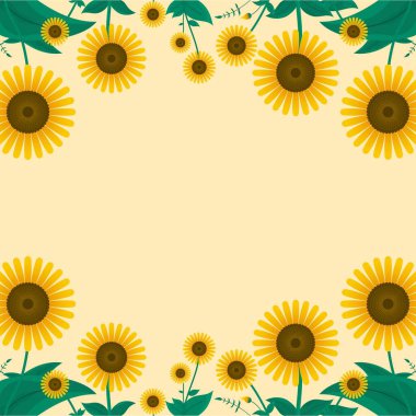 Düz dizayn çiçek arkaplanı