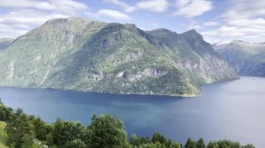 Norwegian fjords with views of mountains and forest