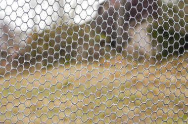 görüntü arka plan ile metal mesh