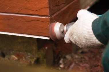 Kırmızı duvar parlatma Oluşturucu'yu. House ortam Tema