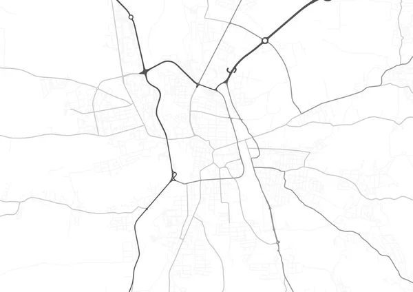 Mapa Budweis Republika Czeska — Wektor stockowy