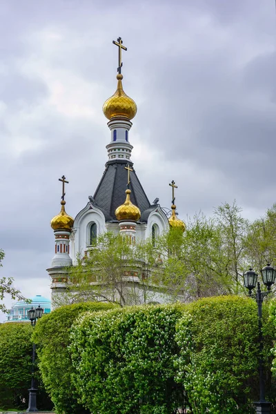 St. Catherine Şapel Ekaterinburg 2018 yılında emek Meydanı