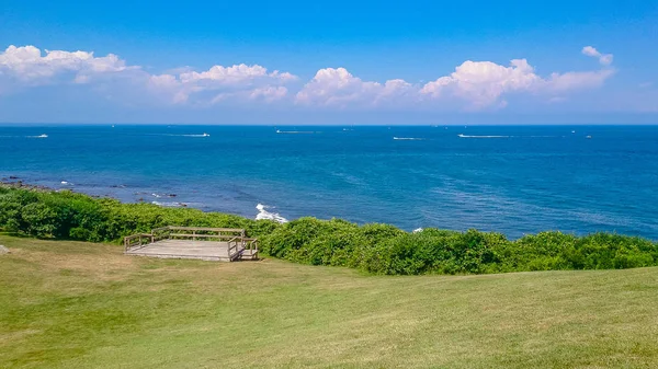 Montauk Deniz Feneri Long Island New York Bize Gelin — Stok fotoğraf