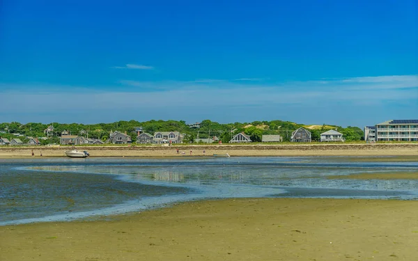 Plaża Dzień Jasny Lato Provincetown Cape Cod Massachusetts Usa — Zdjęcie stockowe