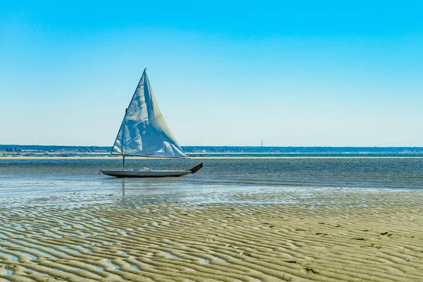 Яхта Красивый Пейзаж Океанского Пляжа Кейп Код Массачусетс Сша — стоковое фото