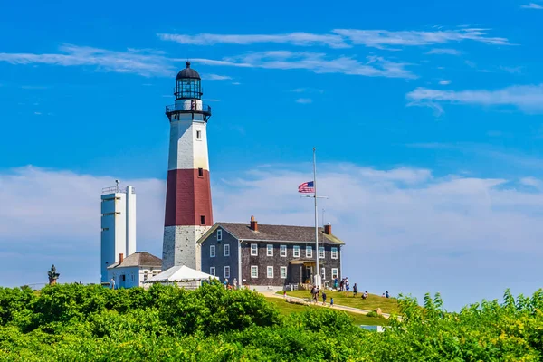 Montauk Point Farol Long Island Nova York Eua — Fotografia de Stock