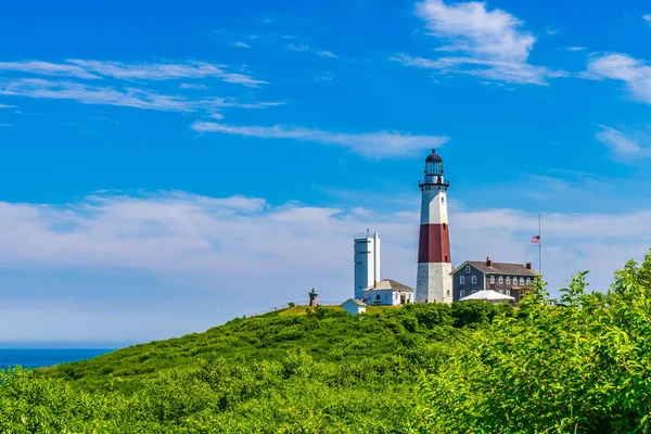 Montauk Punkt Lighthouse Long Island Nowym Jorku Nas — Zdjęcie stockowe