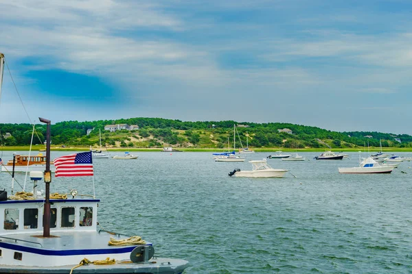 Wellfleet Гавані Області Кейп Код Нас — стокове фото