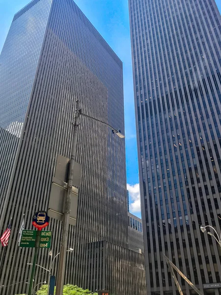 New York City Manhattan United States July 2018 Streets Building — Stock Photo, Image