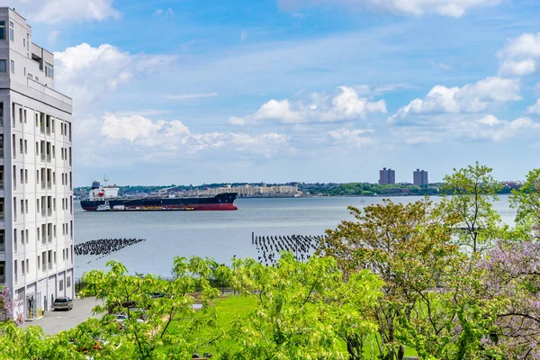 Vista Desde Staten Island Brooklyn Vía Upper Bay — Foto de Stock