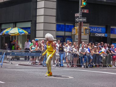 5th Avenue, Manhattan, New York City - 24 Haziran 2007: 37 yıllık Nyc Pride Ay, Lgbt Pride Parade.