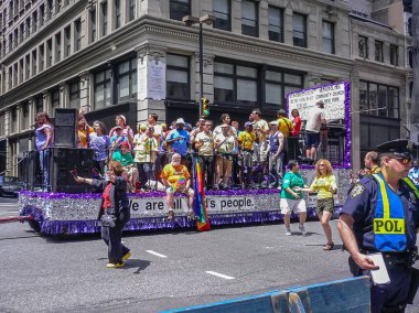 5th Avenue, Manhattan, New York City - 24 Haziran 2007: 37 yıllık Nyc Pride Ay, Lgbt Pride Parade.