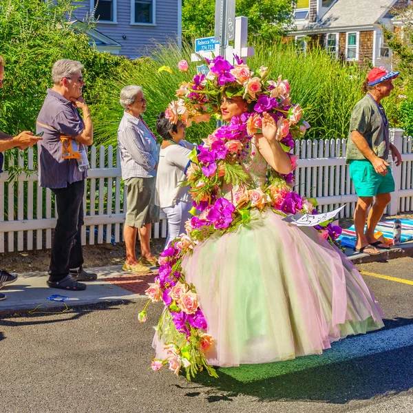 Provincetown, Massachusetts US-17 sierpnia 2017 ludzie pieszo — Zdjęcie stockowe