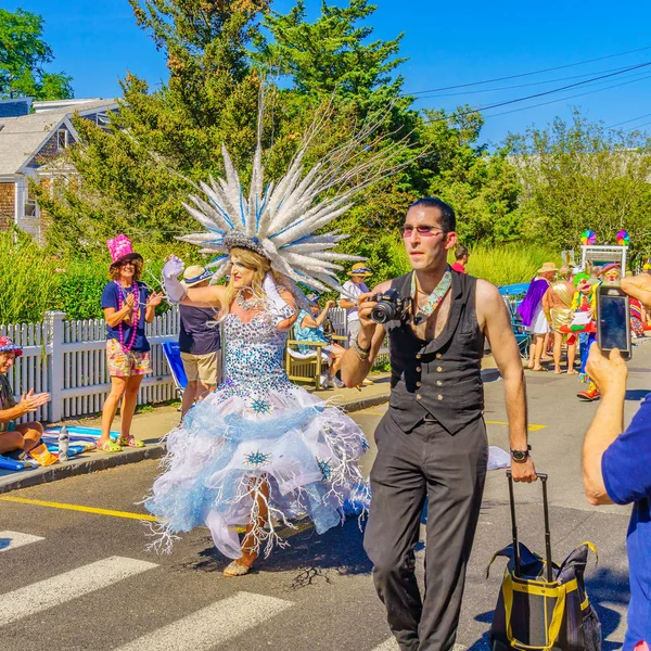 Provincetown, Massachusetts Us - 17 Ağustos 2017 Yürüyenler — Stok fotoğraf