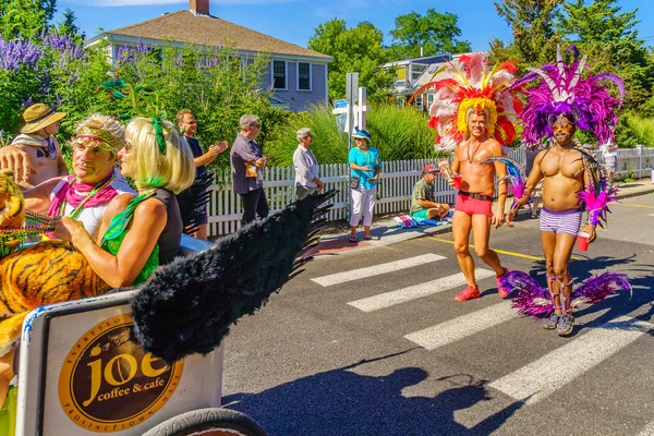 Provincetown, Massachusetts Us - 17 Ağustos 2017 Yürüyenler — Stok fotoğraf