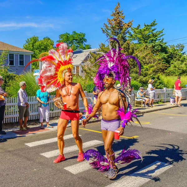 Provincetown, Massachusetts US-17 sierpnia 2017 ludzie pieszo — Zdjęcie stockowe