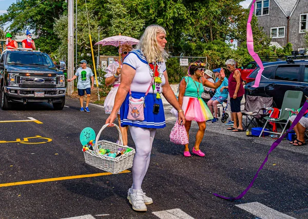 Provincetown, Massachusetts Us - 22 Ağustos 2019 Yürüyenler — Stok fotoğraf