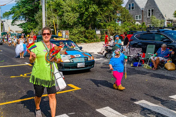 Provincetown, Massachusetts Us - 22 Ağustos 2019 Yürüyenler — Stok fotoğraf