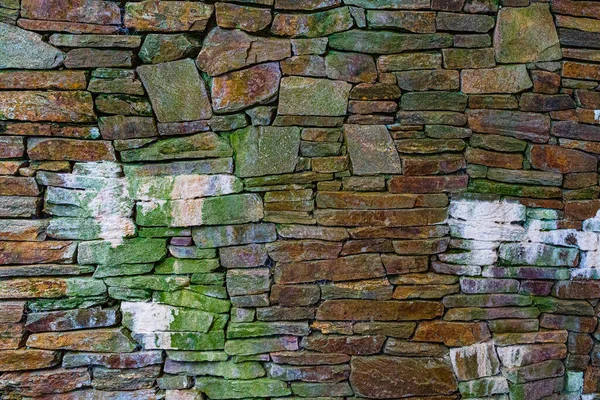 Multi Color Treated Brick Stone Surface Background, New Jersey, USA — стокове фото