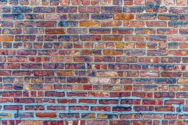 오래 된 벽돌 색깔의 벽돌 벽돌 벽돌 배경 질감 — 스톡 사진