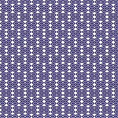 Görsel olarak karmaşık ve dekoratif bir tekstil ya da duvar kâğıdı tasarımı oluşturan iç içe geçmiş mavi ve beyaz Kelt düğümlerinin ayrıntılı, tekrarlayan deseni.